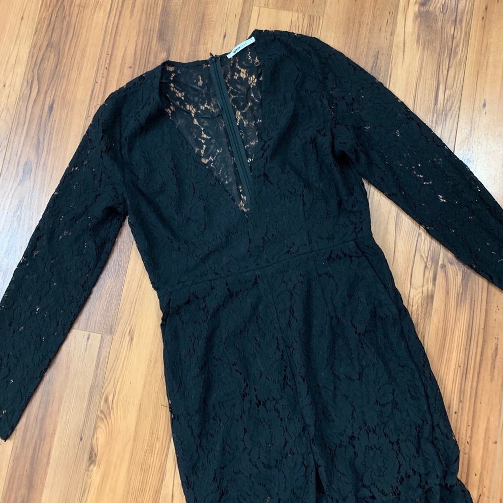 Black lace jumpsuit